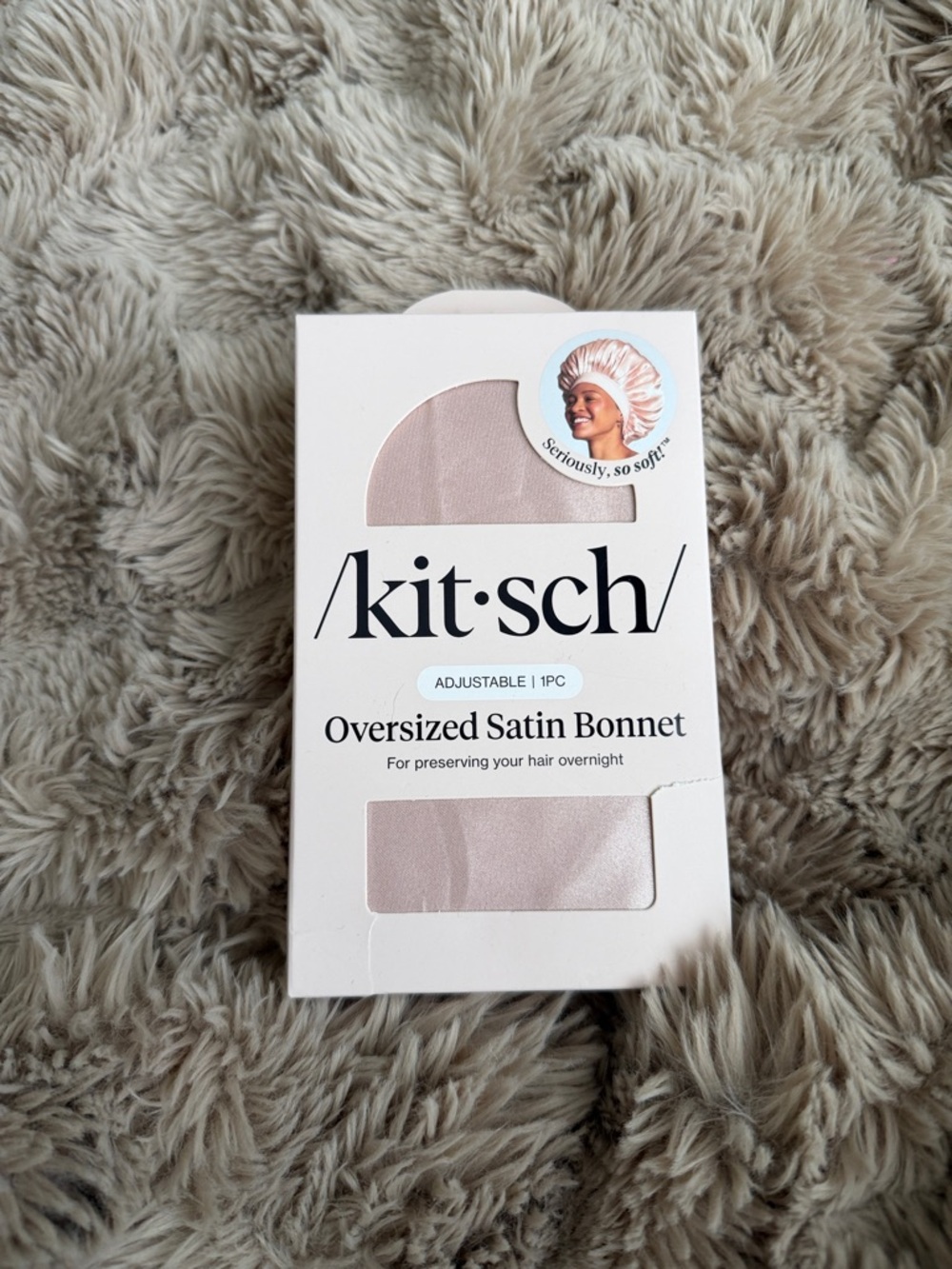 Kitsch Oversized Satin Bonnet - Blush Pink